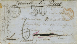 Càd CORPS EXP MEXIQUE / Bau N Taxe Tampon 6 Rectifié Taxe 30 DT Sur Lettre Avec Texte Daté Du 21 Août 1866 Relatant L'in - Armeestempel (vor 1900)