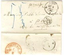 Càd E PARIS E Sur Lettre Pour La Prusse. Au Recto, Marque D'échange F. / 33 Et Taxe 5kr. 1861. - TB / SUP. - Otros & Sin Clasificación