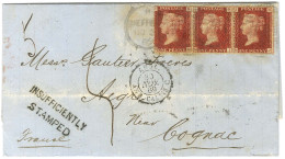 Lettre Insuffisamment Affranchie De Sheffield Pour La France. 1869. - TB. - Autres & Non Classés