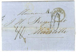 Càd IBRAILA Sur Lettre Pour Marseille, Taxe Tampon 10. 1866. - TB. - Otros & Sin Clasificación