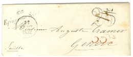 Cursive 60 / Epinay-sur-Seine Sur Lettre Avec Très Bon Texte évoquant Quelques Réflexions Sur L'accession De Louis Napol - Other & Unclassified