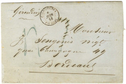 Lettre Avec Texte Daté De Gorée Le 2 Mai 1858 Pour Bordeaux. Au Recto, Càd D'entrée Rouge COLONIES / FRA / PAUILLAC Et T - Andere & Zonder Classificatie