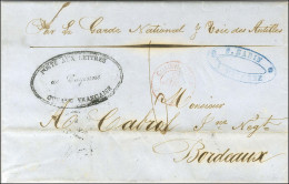 POSTE AUX LETTRES / DE CAYENNE / GUYANNE FRANCAISE Sur Lettre Avec Texte Daté De Cayenne Le 7 Octobre 1852 Pour Bordeaux - Otros & Sin Clasificación