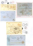 Lot De 5 Lettres De Martinique Avec Diverses Taxes. - TB. - Other & Unclassified