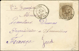 Càd PONCE / PAQ FR F / Puerto Rico 8c Sur Lettre Pour Sommières. 1885. - SUP. - R. - Autres & Non Classés