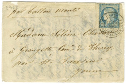 Càd PARIS / R. DU CARDINAL LEMOINE 11 DEC. 70 / N° 37 Sur Lettre Pour Grangette, Commune De Thury Par Saint Sauveur (Yon - Guerre De 1870