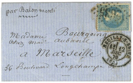 GC 2635 / N° 29 Càd NEUILLY-S-SEINE (60) 12 DEC. 70 Sur Lettre Pour Marseille Sans Càd D'arrivée. Courrier Saisi Du VILL - Krieg 1870