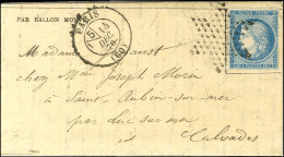 Etoile / N° 37 Càd PARIS (60) 14 DEC. 70 Sur Gazette Des Absents N° 16 Contenant Le Petit Plan De Paris En Couleur Adres - War 1870