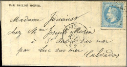 Etoile 11 / N° 29 Càd PARIS / R. ST HONORÉ 25 DEC. 70 Sur Gazette Des Absents N° 19 Adressée à Sa Femme à St Aubin Sur M - War 1870