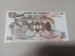 Billete De Uganda De 10 Schillings, Serie A, Año 1973, UNC - Ouganda