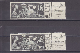 CSSR - CZECHOSLOVAKIA - O / FINE CANCELLED & MINT WITHOUT GUM -1966- PICASSO / GUERNICA - Mi. 1637 Zf (WITH TAB) - Oblitérés