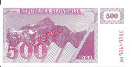 SLOVENIE 500 TOLARJEV 1992 UNC P 8s1 - Slovenië