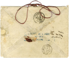 Càd Taxe 30c PARIS / BT MALESHERBES 22 AOUT 70 Sur Lettre Pour Un Militaire à Besançon Avec Diverses Réexpéditions, Au V - War 1870