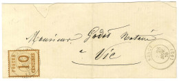 Càd T 17 NANCY (52) / Alsace N° 5 Sur Lettre Pour Vic. 1870. - TB / SUP. - Lettres & Documents