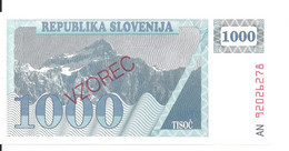 SLOVENIE 1000 TOLARJEV 1992 UNC P 9s1 - Slovenië