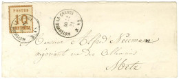 Càd MOYEUVRE LA GRANDE / Alsace N° 5 Sur Lettre Pour Metz. 1871. - TB / SUP. - Brieven En Documenten