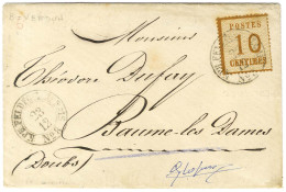 Càd K:PR: FELDPOST-RELAIS / N° 8 (Verdun) / Alsace N° 5 Sur Lettre Pour Baume Les Dames. - TB / SUP. - Briefe U. Dokumente