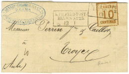 Cachet Encadré K.PR.FELD.POST / RELAIS N° 25 (Reims) / Alsace N° 5 Sur Lettre Pour Troyes. - TB / SUP. - Lettres & Documents