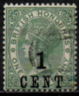 HONDURAS BRIT. 1891 O - Britisch-Honduras (...-1970)