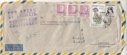 GOOD BRAZIL " REGISTERED " Postal Cover To FINLAND 1969 - Good Stamped: Persons ; Bird - Brieven En Documenten