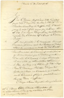 BERTHIER Alexandre, Prince De Wagram (1753-1815), Maréchal D'Empire. - Sonstige & Ohne Zuordnung