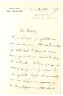 CLEMENCEAU Georges (1841-1929), Homme Politique. - Otros & Sin Clasificación