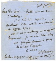 FLAUBERT Gustave (1821-1880), écrivain. - Sonstige & Ohne Zuordnung