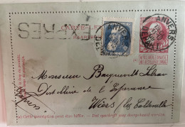 EP Carte-lettre Fermée Expres 1909 - Carte-Lettere