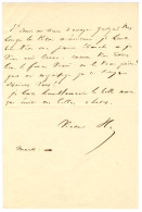 HUGO Victor (1802-1885), écrivain, Homme Politique, De L'Académie Française. - Otros & Sin Clasificación