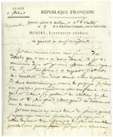 MONCEY Bon Adrien Jannot De (1754-1842), Maréchal D'Empire, Duc De Conégliano. - Otros & Sin Clasificación