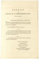 [NAPOLÉON 1er, Napoléon Bonaparte (1769-1821), Premier Consul Puis Empereur Des Français]. - Sonstige & Ohne Zuordnung