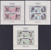 F-EX48215 CZECHOSLOVAKIA MNH 1988 SEOUL & CALGARY OLYMPIC GAMES SHEET.  - Inverno1988: Calgary