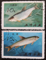 Corée Du Nord 1975 Freshwater Fish   Stampworld N° 1428 Et 1430 - Corée Du Nord