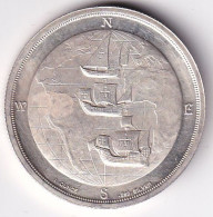 MONEDA DE PLATA DE ESTADOS UNIDOS DE 1 ONZA DE CHRISTOPHER COLUMBUS (CRISTOBAL COLON) - Herdenking