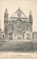 SAINT JOUIN DE MARNES : FACADE DE L'EGLISE (MON. HIST.) XIe ET XIIe SIECLES - Saint Jouin De Marnes