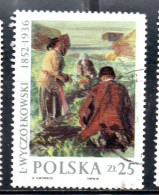 POLONIA POLAND POLSKA 1987 PAINTINGS BY LEON WYCZOLKOWSKI HARVESTING BEETROOT 25z USED USATO OBLITERE' - Gebruikt