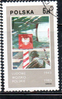 POLONIA POLAND POLSKA 1983 POLISH PEOPLES' ARMY 40th ANNIVERSARY 6z USED USATO OBLITERE' - Gebruikt