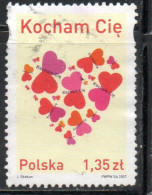 POLONIA POLAND POLSKA 2007 LOVE 1.35z USED USATO OBLITERE' - Usati