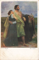 ARTS - Tableau - Das Leben - AD Goltz - Couple Avec Un Vieillard - La Vie - Carte Postale Ancienne - Paintings