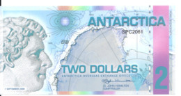 ANTARCTICA 2 DOLLARS 2008 Polymer UNC - Altri – America