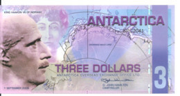 ANTARCTICA 3 DOLLARS 2008 Polymer UNC - Altri – America