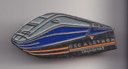 Pin's GEC Alsthom Transport TGV Réf 6858 - TGV
