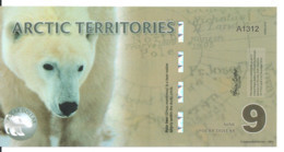 ARCTIC TERRITORIES 9 POLAR DOLLARS 2012 Polymer UNC - Altri – America