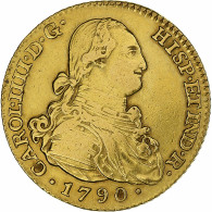 Espagne, Carlos IV, 2 Escudos, 1790, Madrid, Or, TTB, KM:435.1 - Erstausgaben