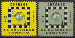 F-EX48238 EL SALVADOR MNH 1977 WORLD CHAMPIONSHIP CHESS AJEDREZ.  - Echecs