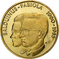 Belgique, Médaille, Baudouin I Et Fabiola, N.d., Or, FDC - Andere & Zonder Classificatie