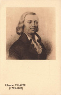 CELEBRITE - Personnage Historique - Claude Chappe (1763-1805) - Portrait - Carte Postale Ancienne - Personnages Historiques