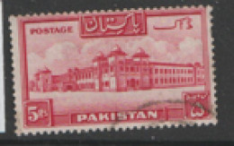 Pakistan   1948  SG  40a  5r  Perf 1.1/2  Fine Used - Pakistan