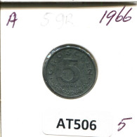 5 GROSCHEN 1966 AUSTRIA Moneda #AT506.E.A - Autriche