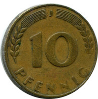 10 PFENNIG 1949 J BRD DEUTSCHLAND Münze GERMANY #AZ454.D.A - 10 Pfennig
